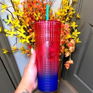 STARBUCKS WATERMELON GRADIENT PLASTIC COLD CUP TUMBLER 🍉